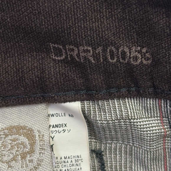 NWT Diesel Women’s Brown Brushed Velvet Jeans Size 31 - Picture 4 of 11